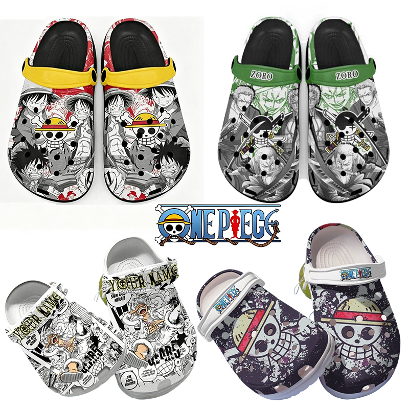 Summer Clothing For Japan - One Piece Slippers Luffy Summer Cave