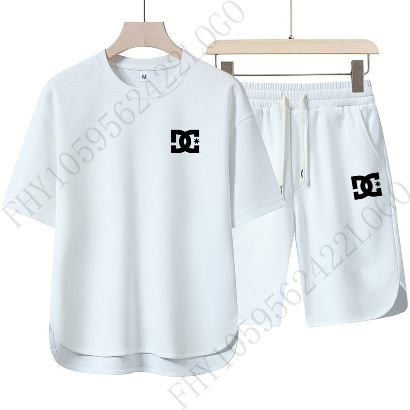 Summer Clothes Fashion - Men's fashionable short-sleeved shorts set, round-neck