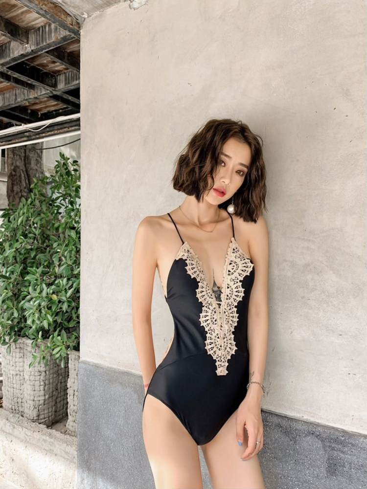 Bikini Set Push Up - Korean Fashion 2026 New Black Backless