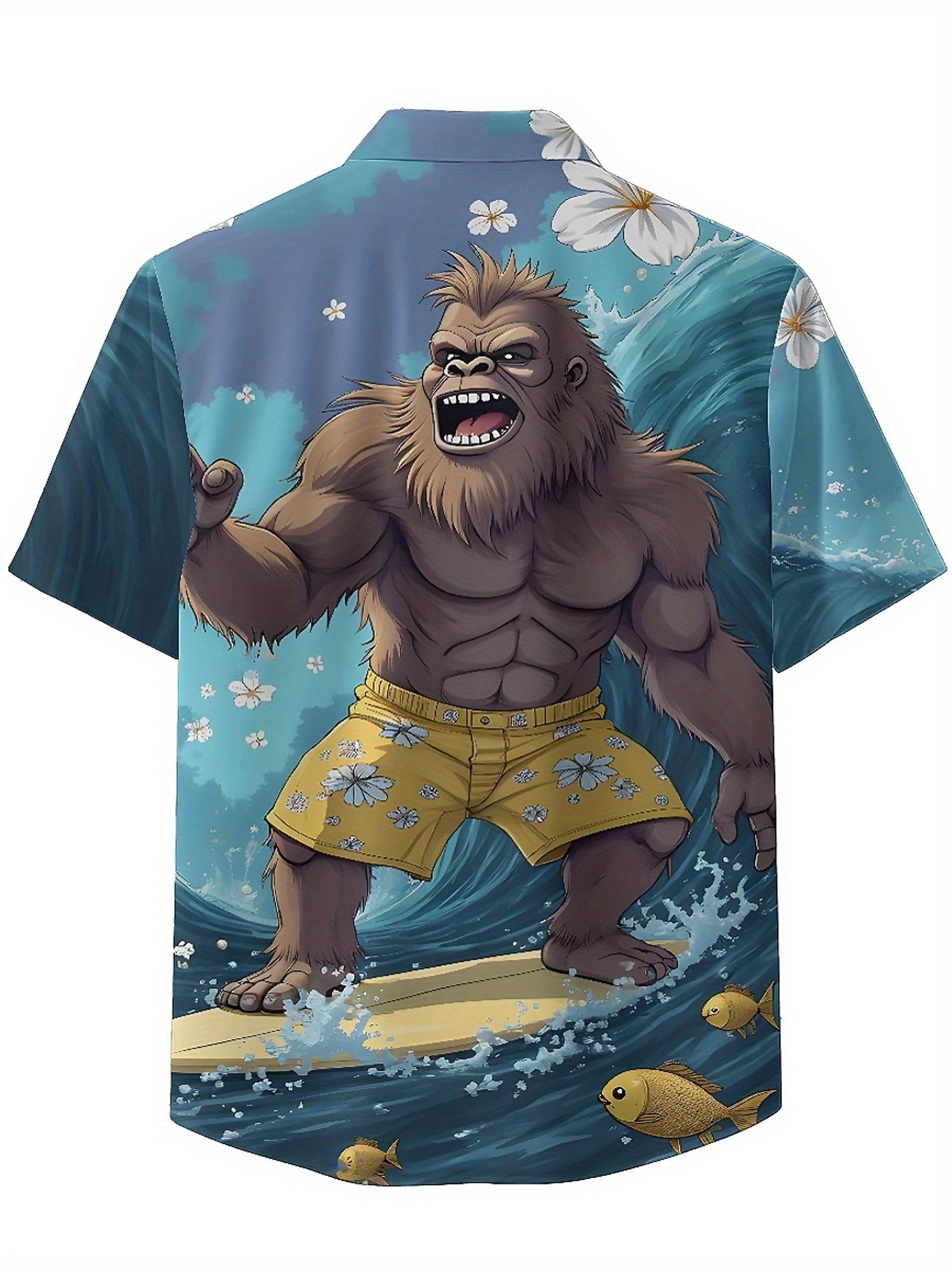 Men's Plus Size Hawaiian Shirt - đánh giá và giá Beach Shirt Hawaiian
