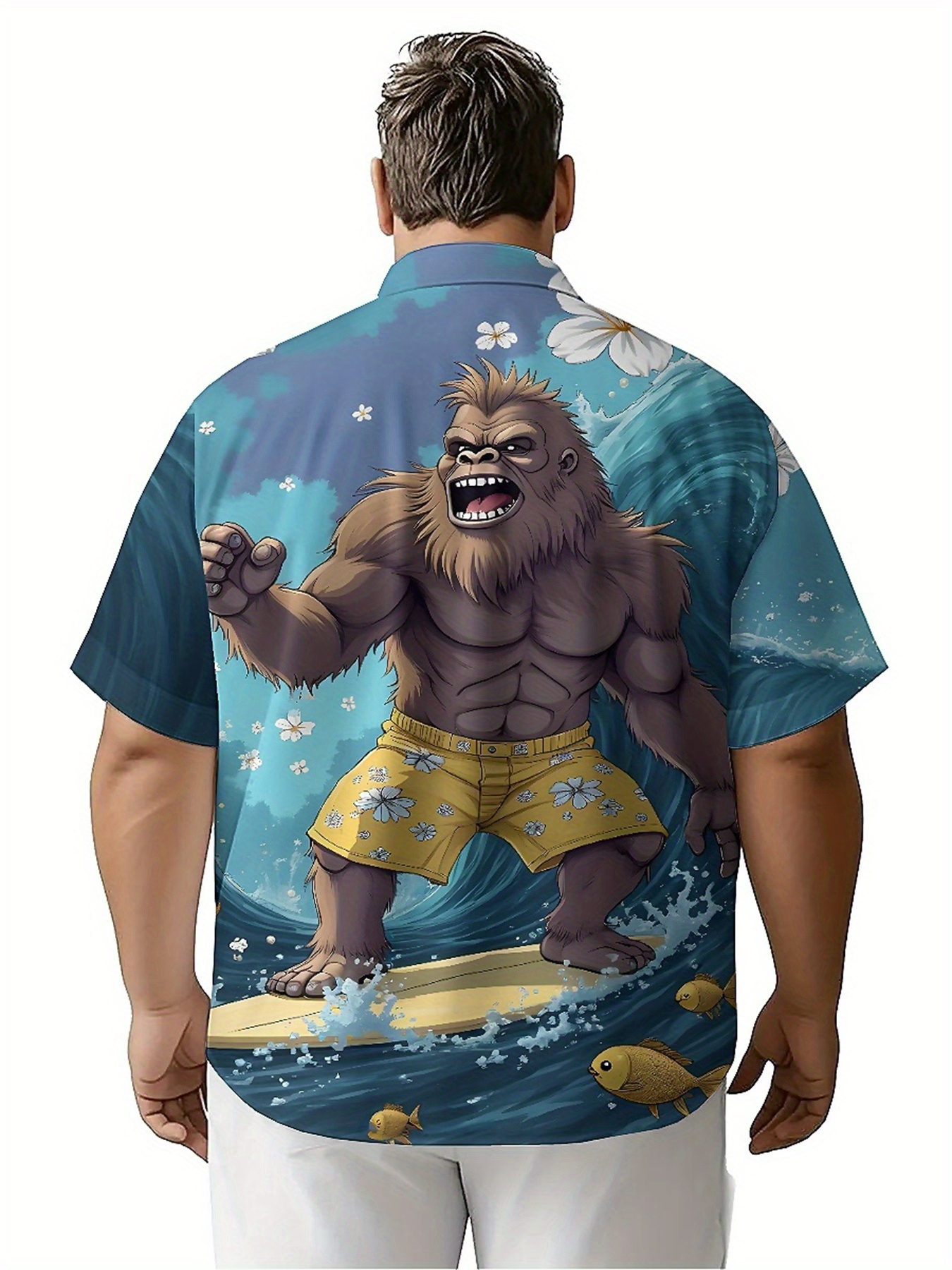 Men's Plus Size Hawaiian Shirt - đánh giá và giá Beach Shirt Hawaiian