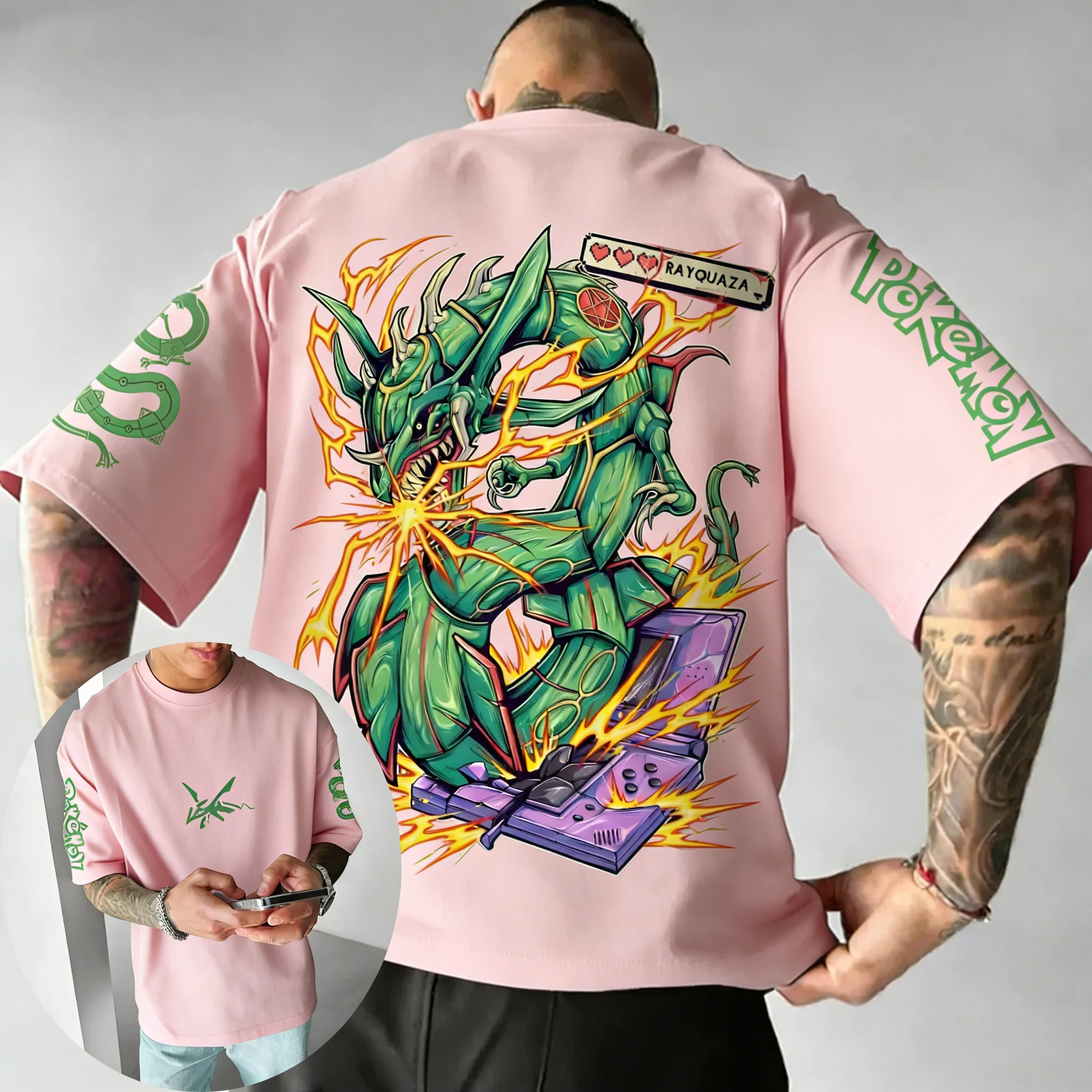 Pokemon  Game Rayquaza Co Bran - đánh giá và giá Summer Games Clothing Brand