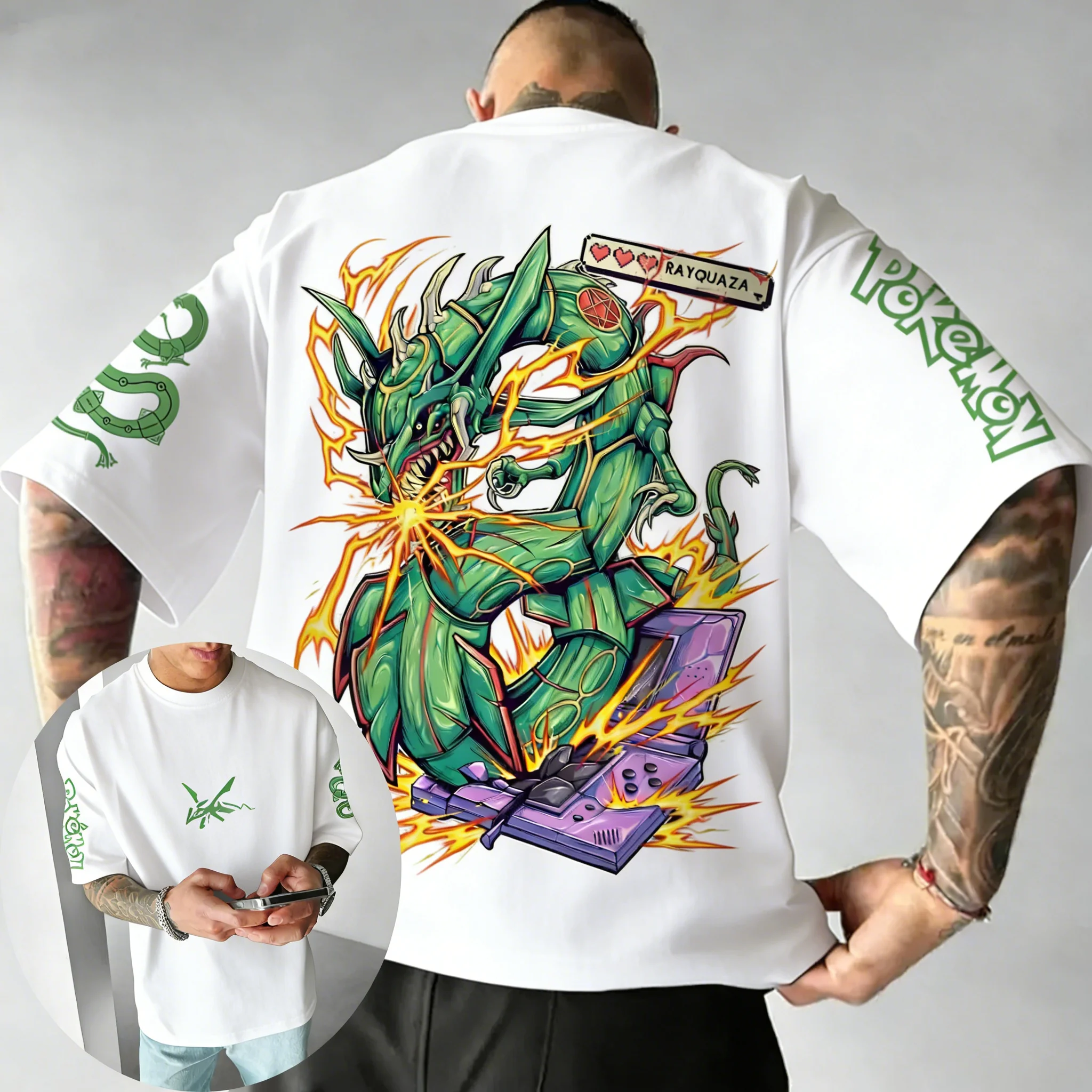 Pokemon  Game Rayquaza Co Bran - đánh giá và giá Summer Games Clothing Brand