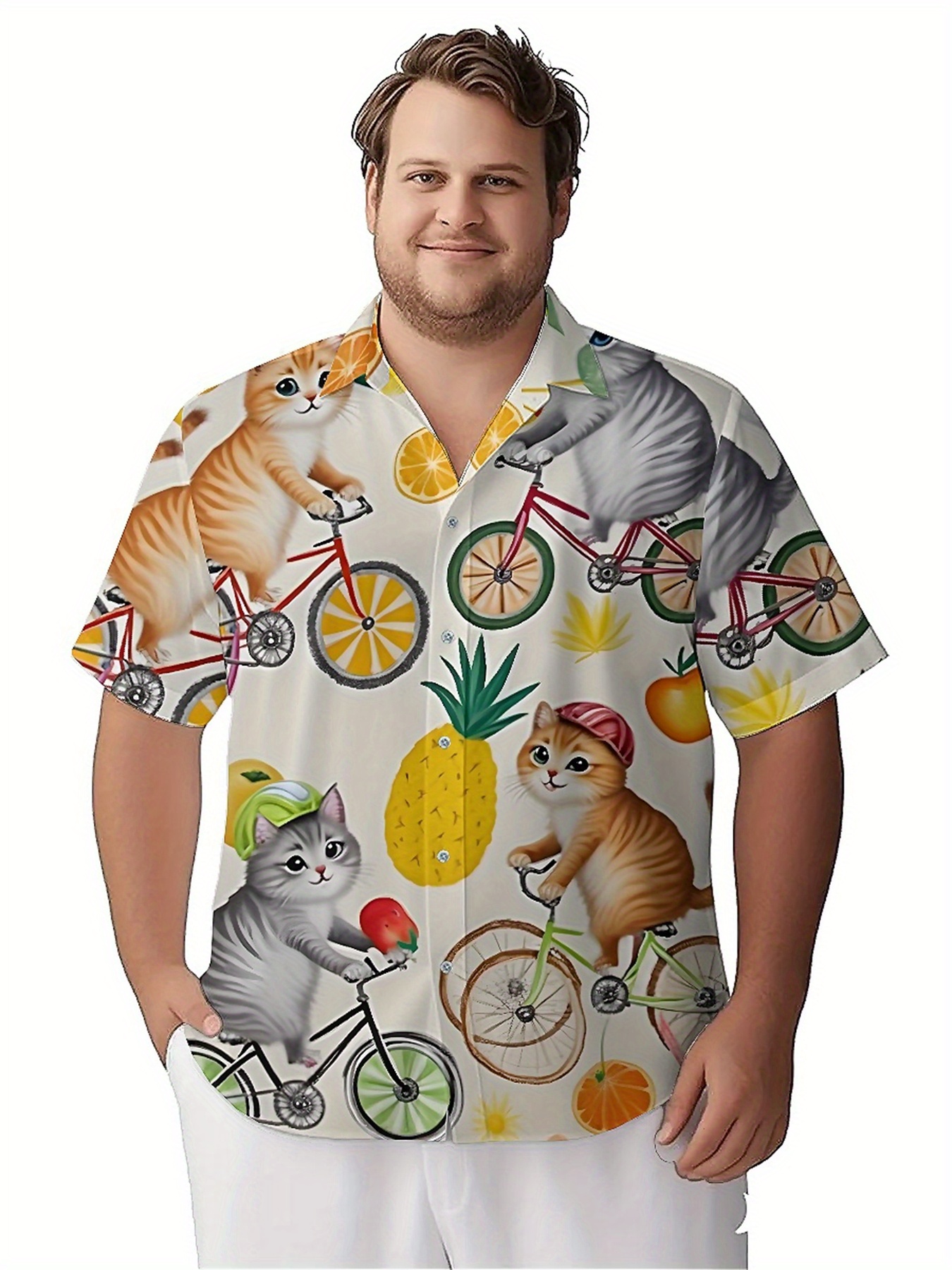 Men's Plus Size Hawaiian Shirt - đánh giá và giá Beach Shirt Hawaiian