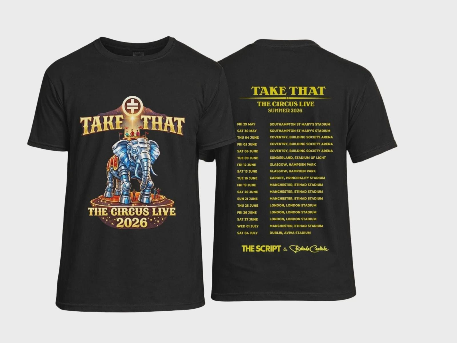 Take That The Circus Live Tour - đánh giá và giá Summer Clothing Uk