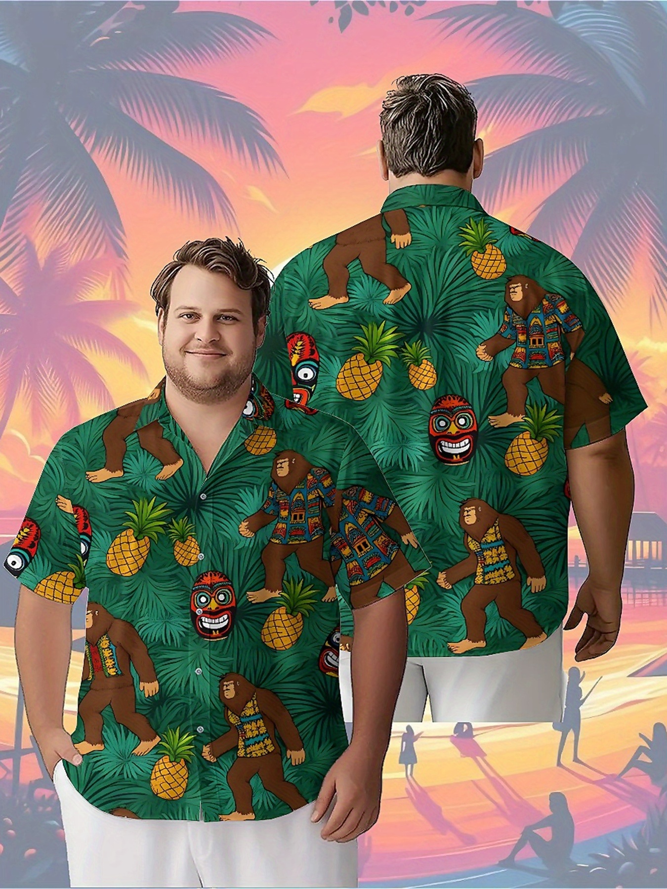 Men's Plus Size Hawaiian Shirt - đánh giá và giá Summer Clothing Patterns