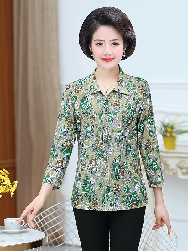 New Summer Ice Silk Shirt for  - đánh giá và giá Summer Clothing For Women Over 60