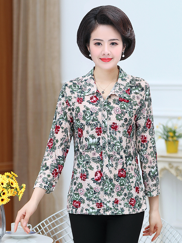 New Summer Ice Silk Shirt for  - đánh giá và giá Summer Clothing For Women Over 60