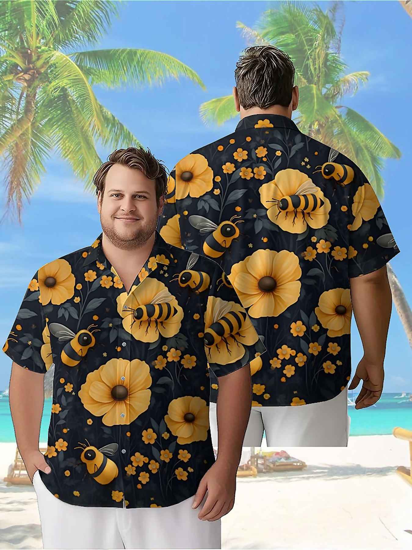 Men's Plus Size Hawaiian Shirt - đánh giá và giá Beach Shirt Hawaiian
