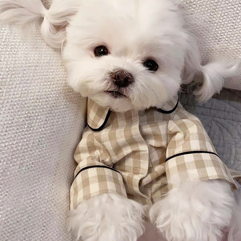 Cute Plaid Dog Shirt Summer Pe - đánh giá và giá Summer Dog Clothing