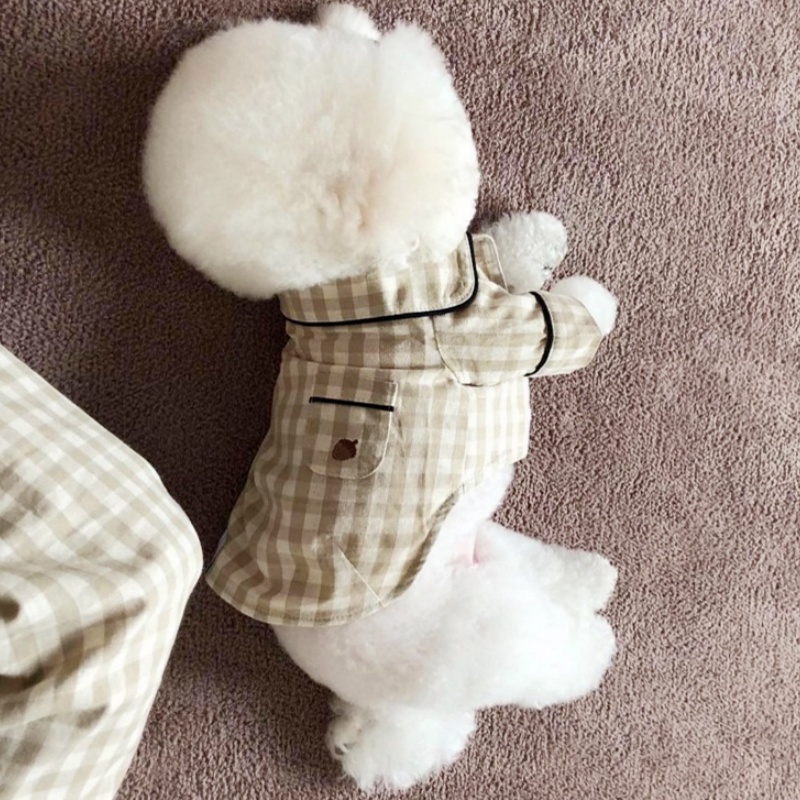 Cute Plaid Dog Shirt Summer Pe - đánh giá và giá Summer Dog Clothing