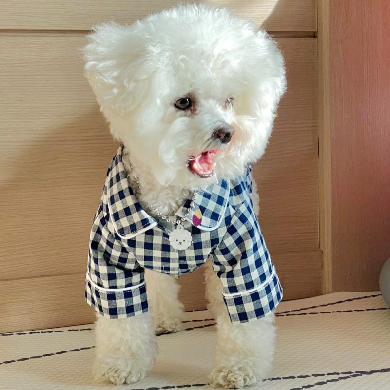 Cute Plaid Dog Shirt Summer Pe - đánh giá và giá Summer Dog Clothing