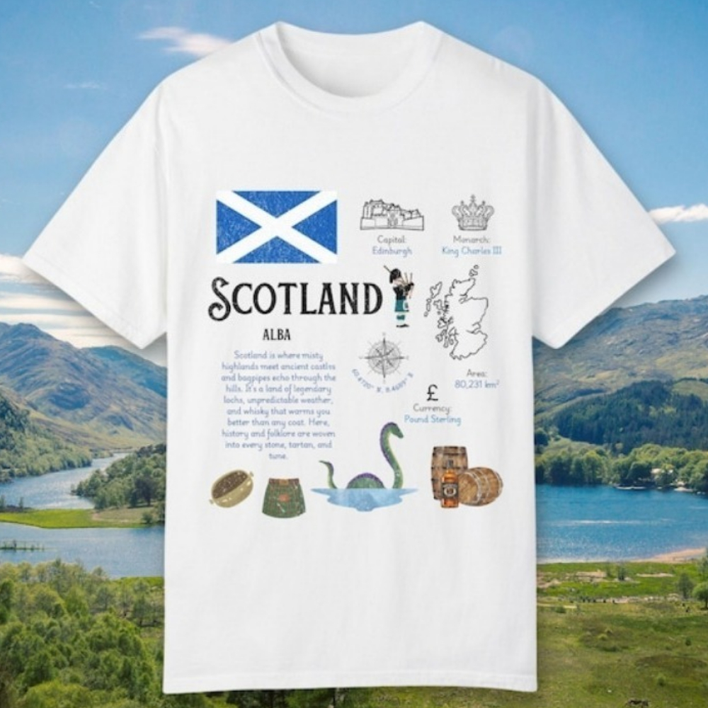 Scotland UK T-Shirt Edinburgh  - đánh giá và giá Womens Summer Clothing Uk