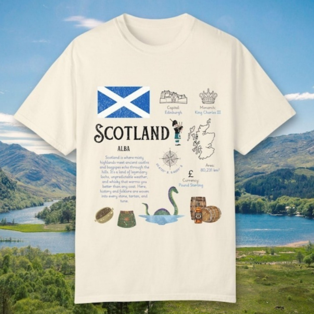 Scotland UK T-Shirt Edinburgh  - đánh giá và giá Womens Summer Clothing Uk