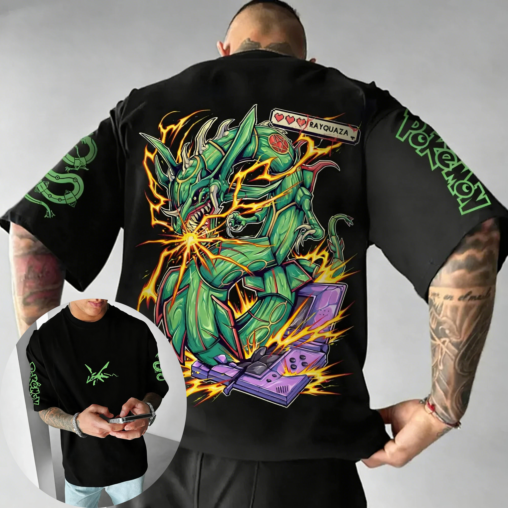 Pok É Mon Game Rayquaza Brand  - đánh giá và giá Summer Games Clothing Brand