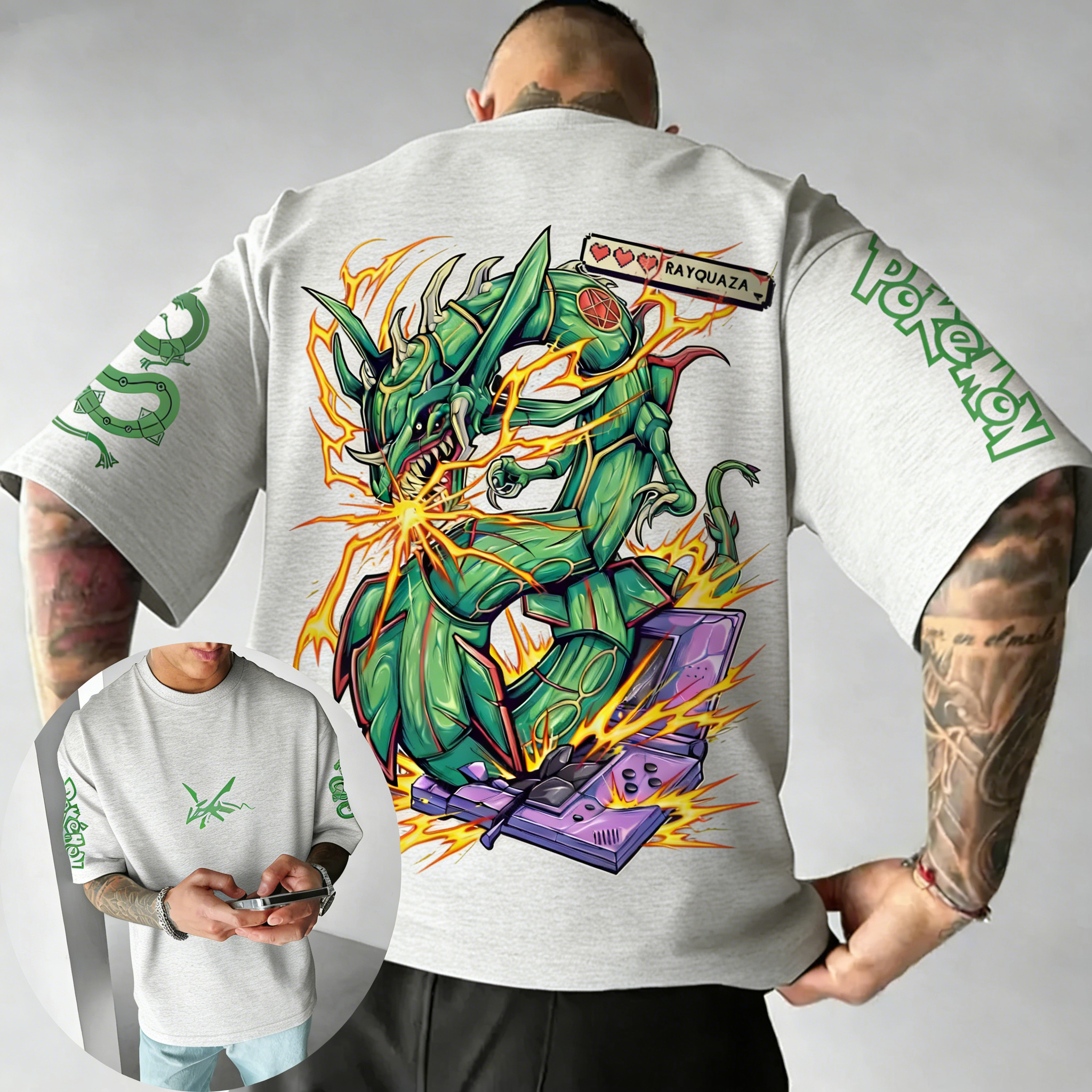 Pok É Mon Game Rayquaza Brand  - đánh giá và giá Summer Games Clothing Brand