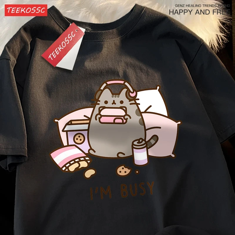Busy Cat Playing Games With He - đánh giá và giá Summer Games Clothing Brand
