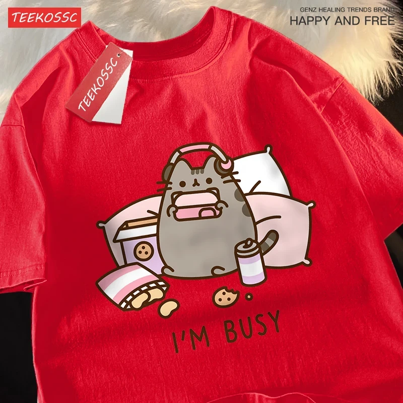 Busy Cat Playing Games With He - đánh giá và giá Summer Games Clothing Brand