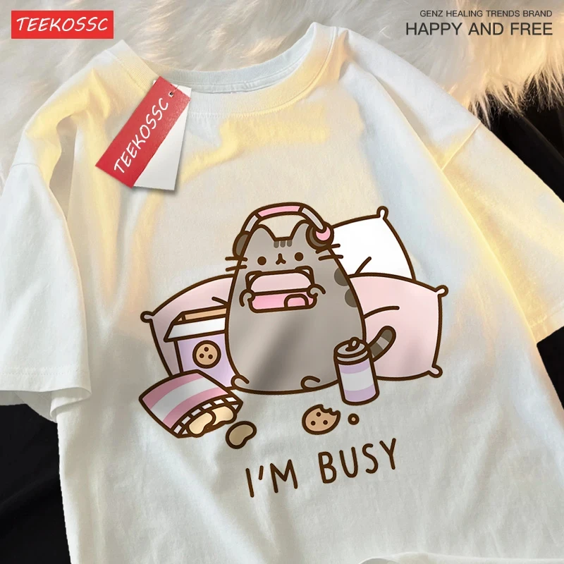 Busy Cat Playing Games With He - đánh giá và giá Summer Games Clothing Brand