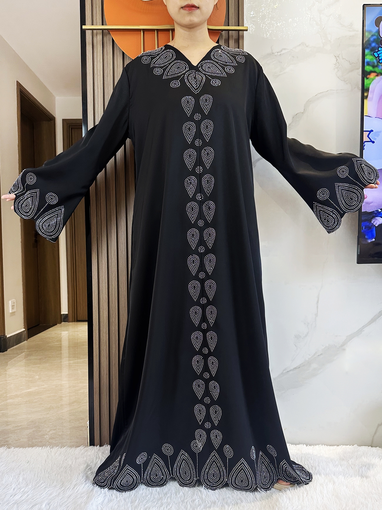 New 2024 Dubai Diamond Muslim  - đánh giá và giá Summer Clothing Hijab