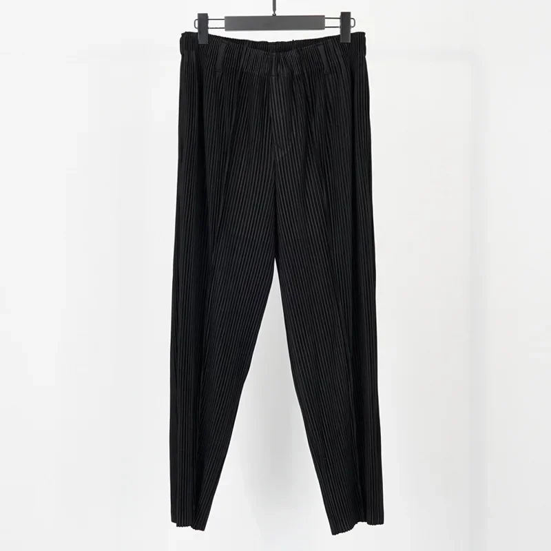Miyake Pleated Casual Solid Pa - đánh giá và giá Japanese Summer Clothing Men