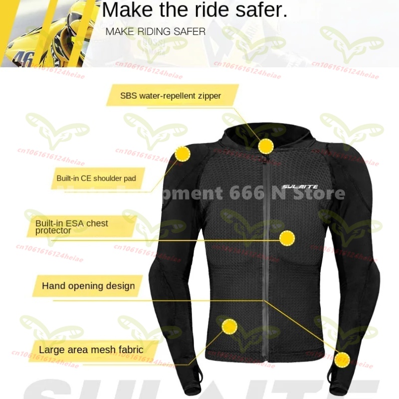Sulaite Men Motorcycle Jacket  - đánh giá và giá Summer Clothing Motorcycle