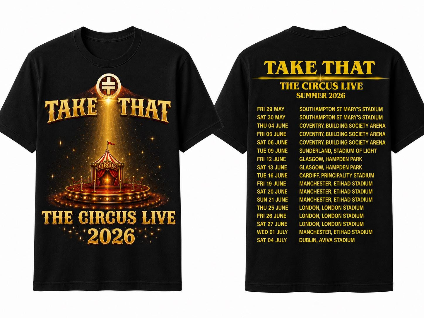 Take That The Circus Live Tour - đánh giá và giá Summer Clothing Uk