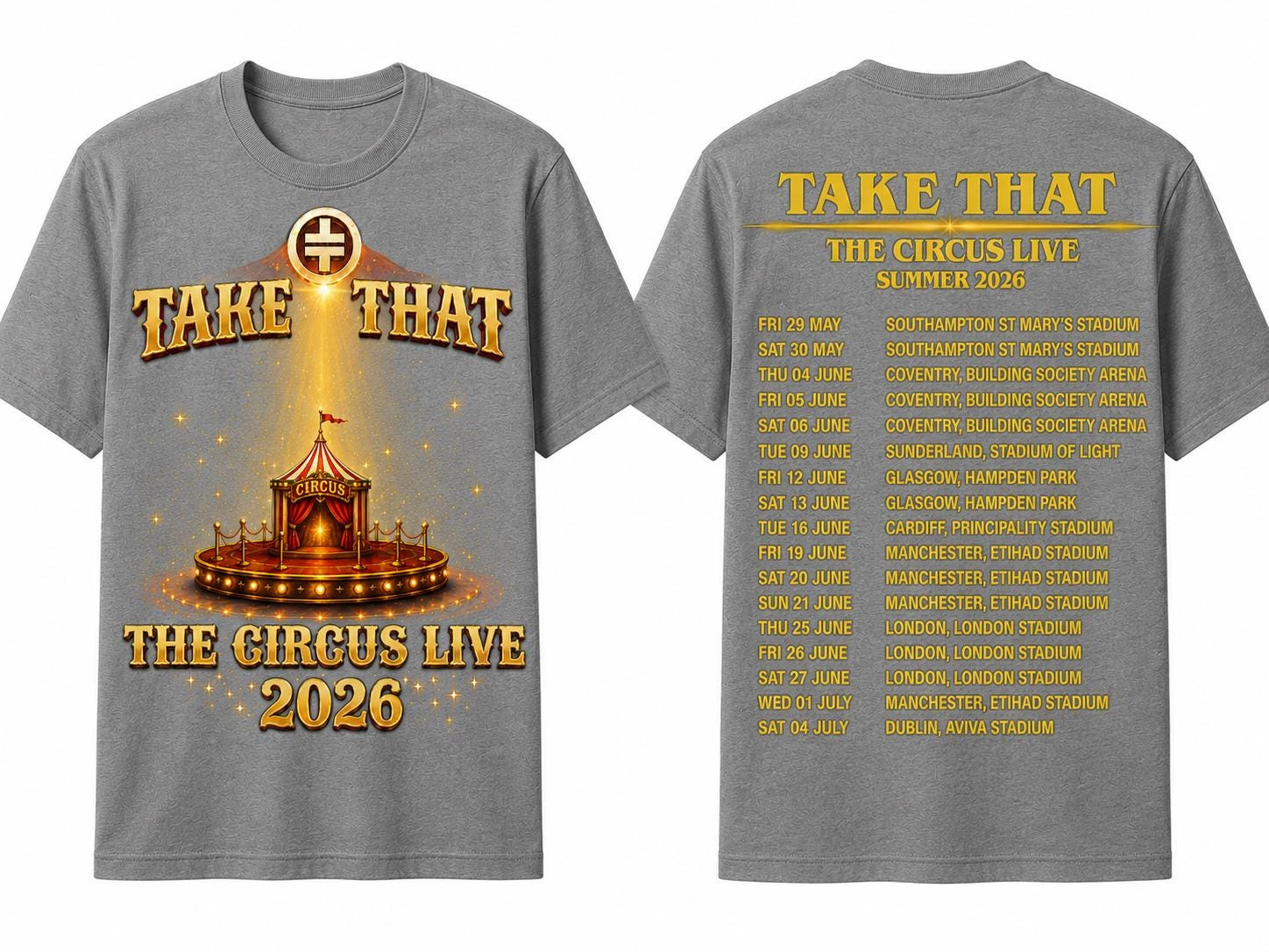 Take That The Circus Live Tour - đánh giá và giá Summer Clothing Uk