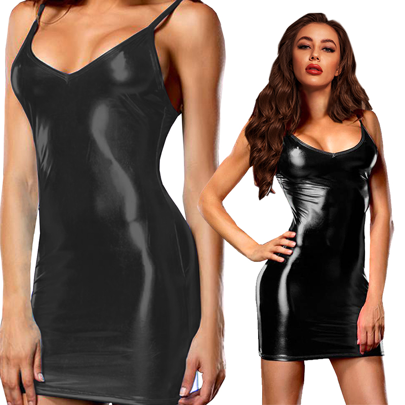 Sexy Erotic Hot Pu Metallic Le - đánh giá và giá Womens Summer Clothing Uk