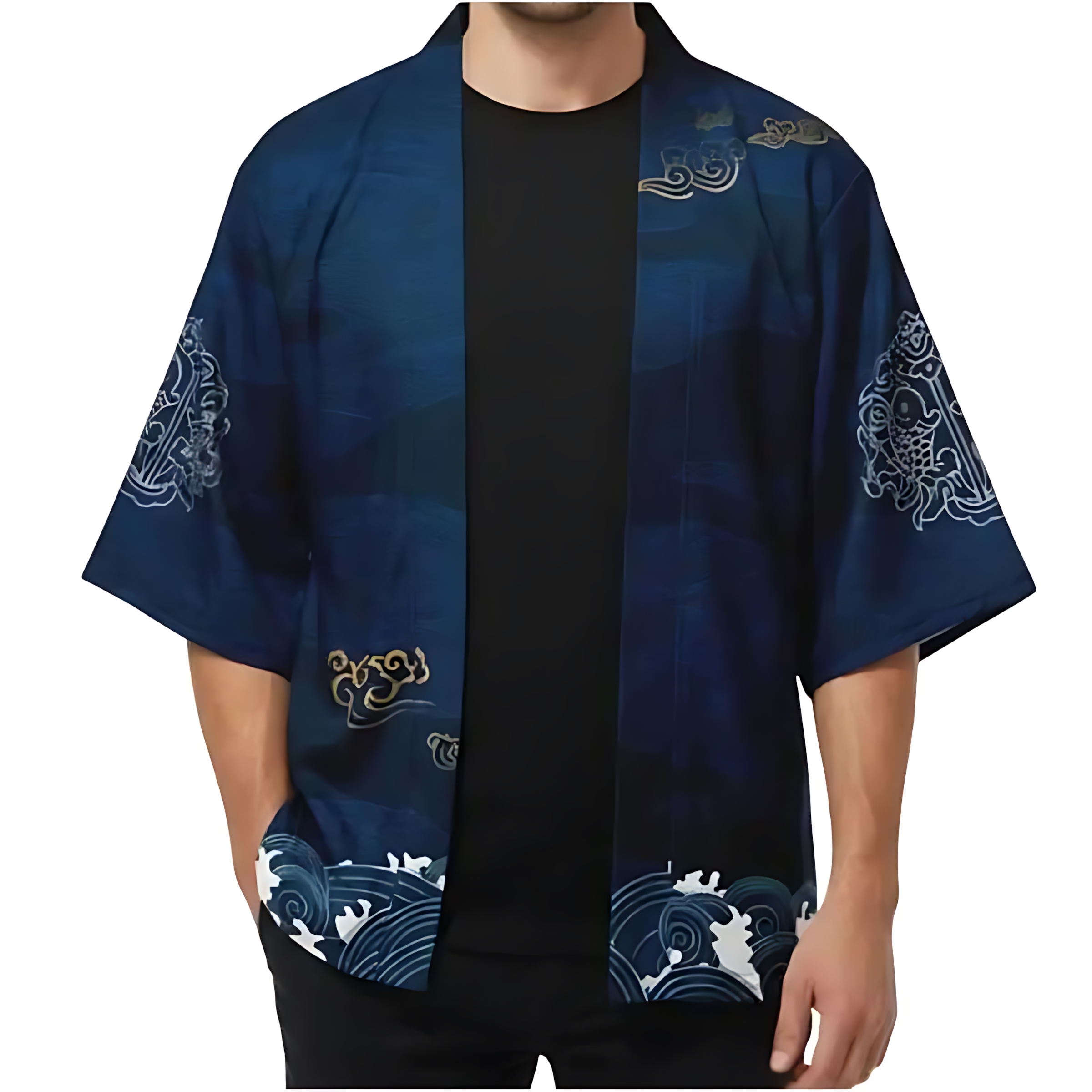 2026 Summer Men's Kimono 3D Pr - đánh giá và giá Summer Clothing Patterns