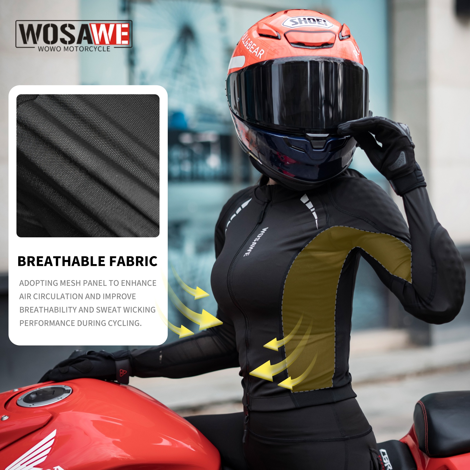 WOSAWE Women's Mesh Motorcycle - đánh giá và giá Summer Clothing Motorcycle
