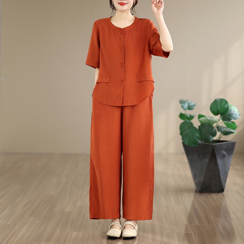 New Summer Cotton Linen Loose  - đánh giá và giá Summer Clothing For Women Over 60