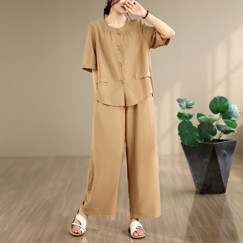 New Summer Cotton Linen Loose  - đánh giá và giá Summer Clothing For Women Over 60
