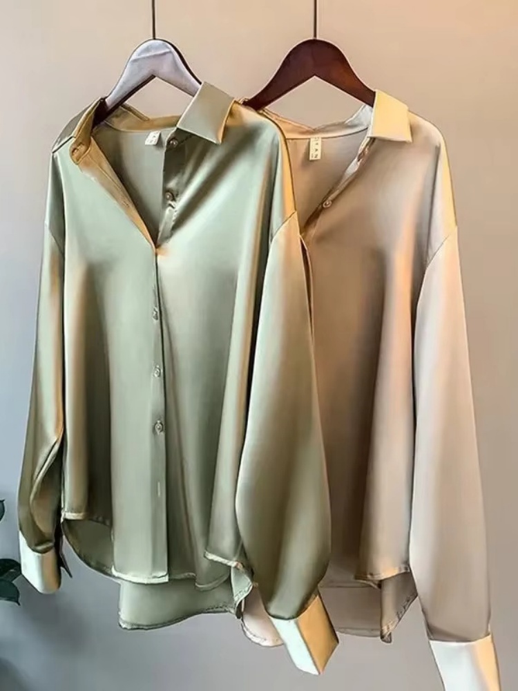 2026 Elegant Satin Loose Women - đánh giá và giá Summer Light Clothing