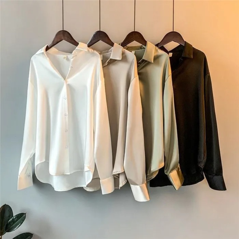 2026 Elegant Satin Loose Women - đánh giá và giá Summer Light Clothing