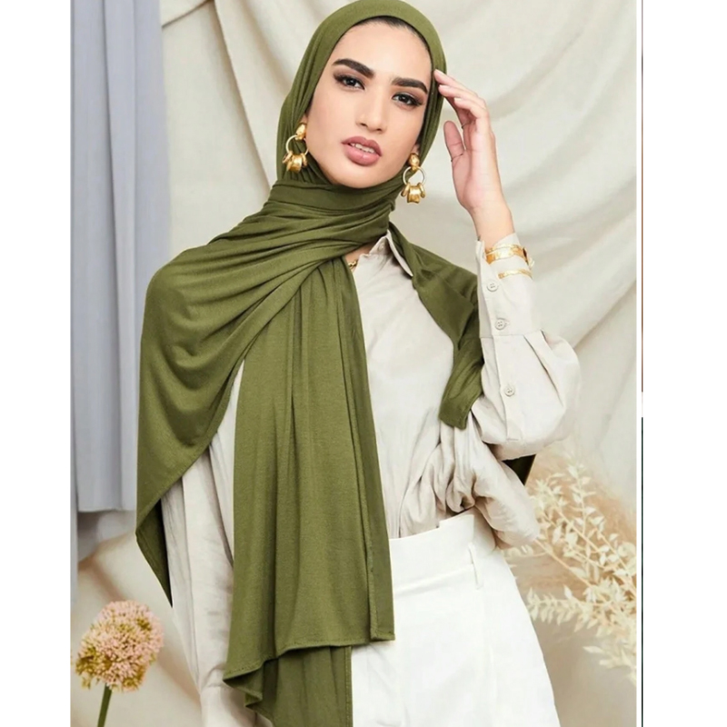 Modal Fabric Hijab Jersey Stre - đánh giá và giá Summer Clothing Hijab