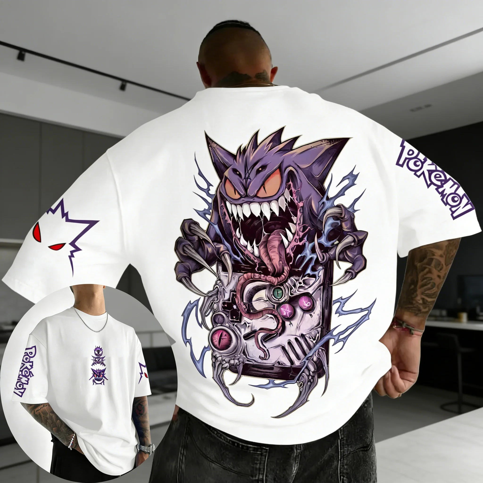 Pokemon  Game Gengar Co Brande - đánh giá và giá Summer Games Clothing Brand