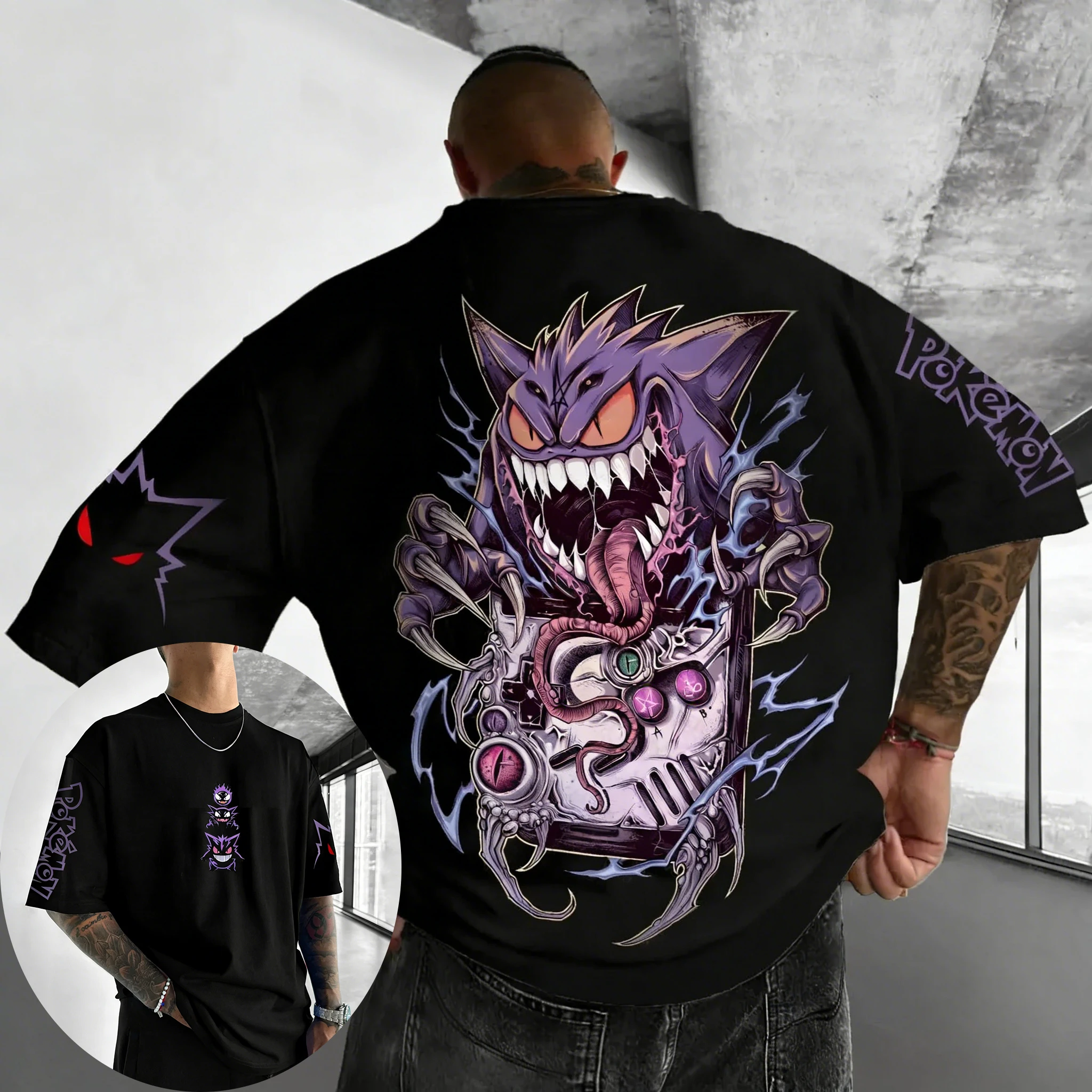 Pokemon  Game Gengar Co Brande - đánh giá và giá Summer Games Clothing Brand