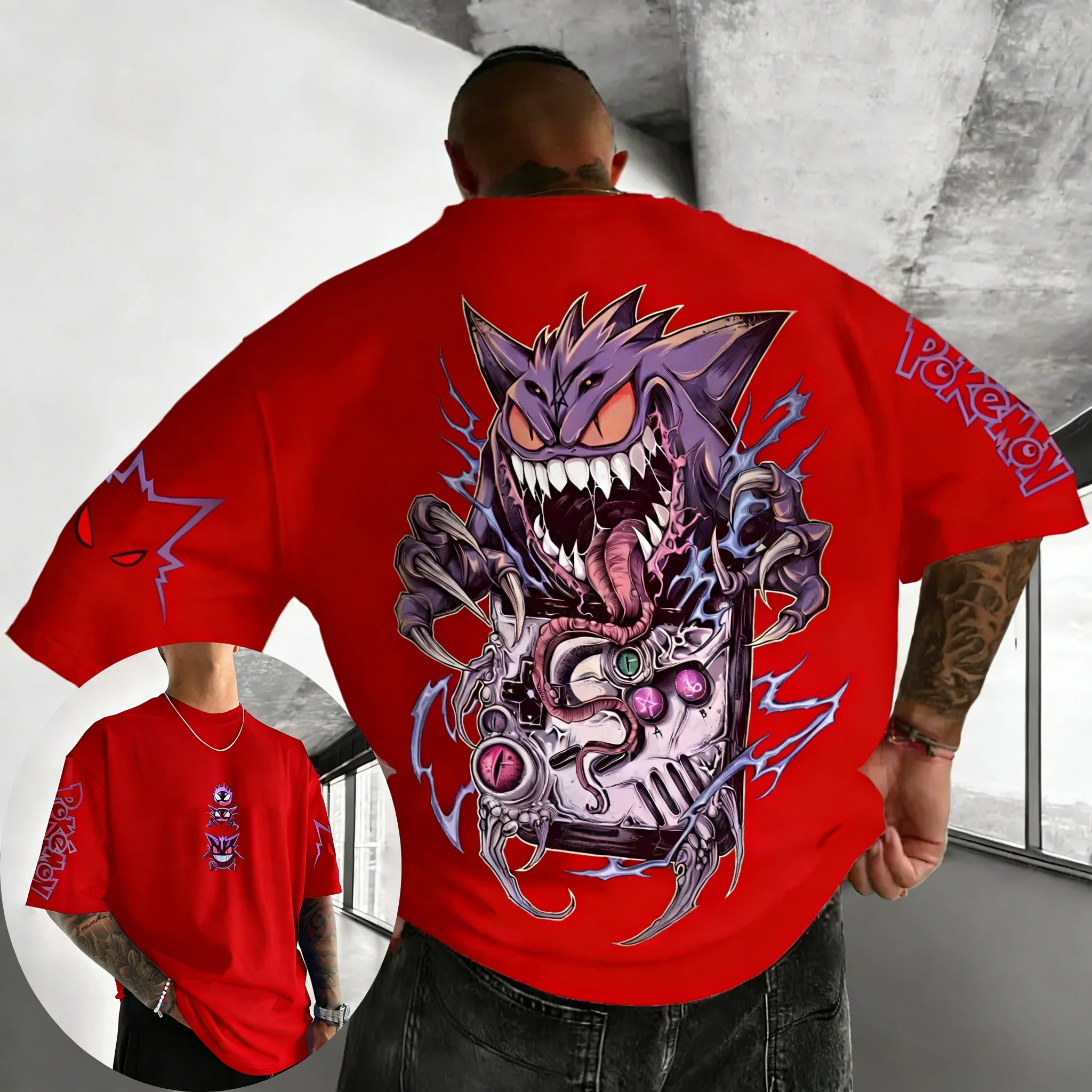 Pokemon  Game Gengar Co Brande - đánh giá và giá Summer Games Clothing Brand