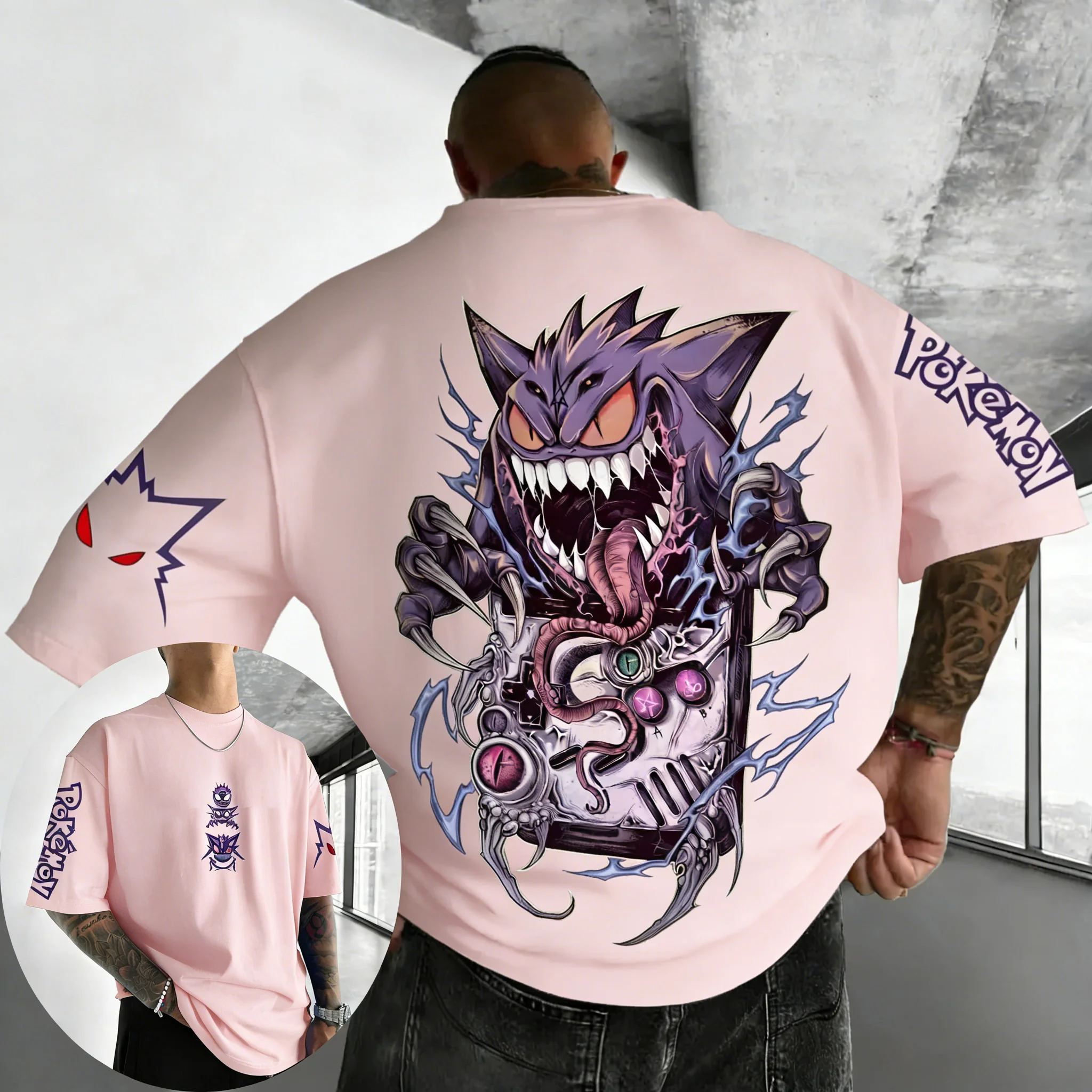 Pokemon  Game Gengar Co Brande - đánh giá và giá Summer Games Clothing Brand