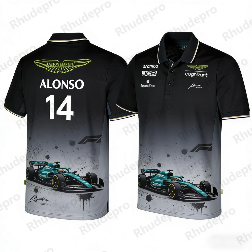 Aston Martin Polo Shirt Outdoo - đánh giá và giá Summer Clothing Motorcycle