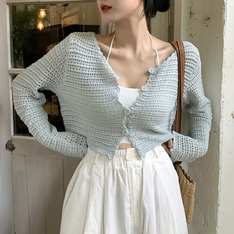 Pointelle Cardigan for Women L - đánh giá và giá Summer Light Clothing