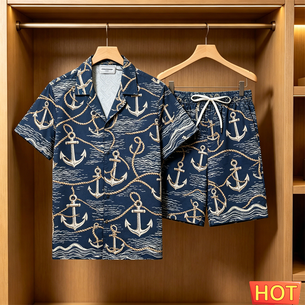 Men's 2 Piece Hawaiian Set Nau - đánh giá và giá Beach Shirt Hawaiian