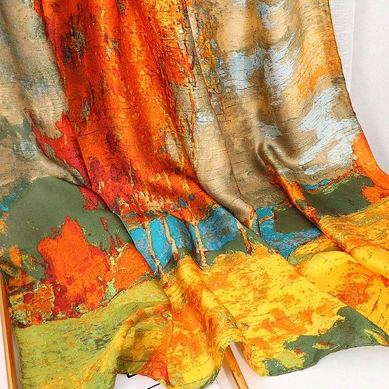 Fashion 180x90cm Satin Silk Sc - đánh giá và giá Summer Clothing Hijab