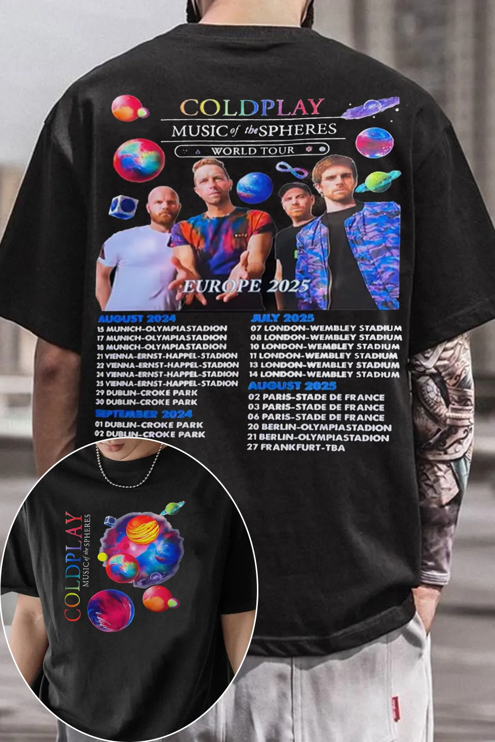 Uk Band Cold-plays TShirt Mens - đánh giá và giá Womens Summer Clothing Uk