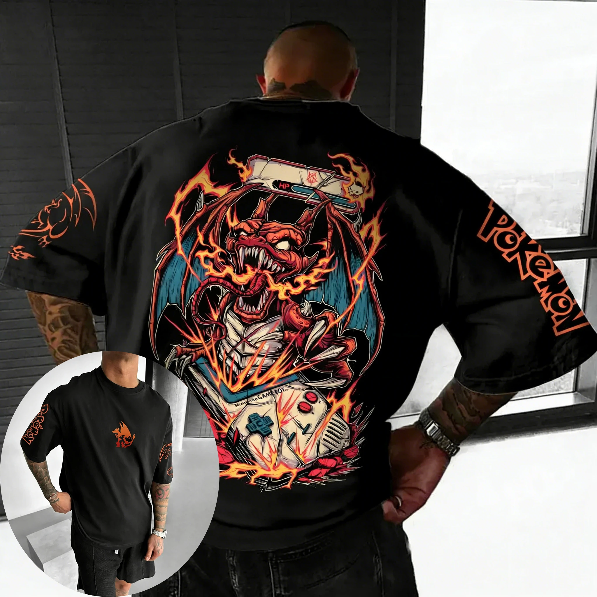 Pokemon  Game Charizard Co Bra - đánh giá và giá Summer Games Clothing Brand
