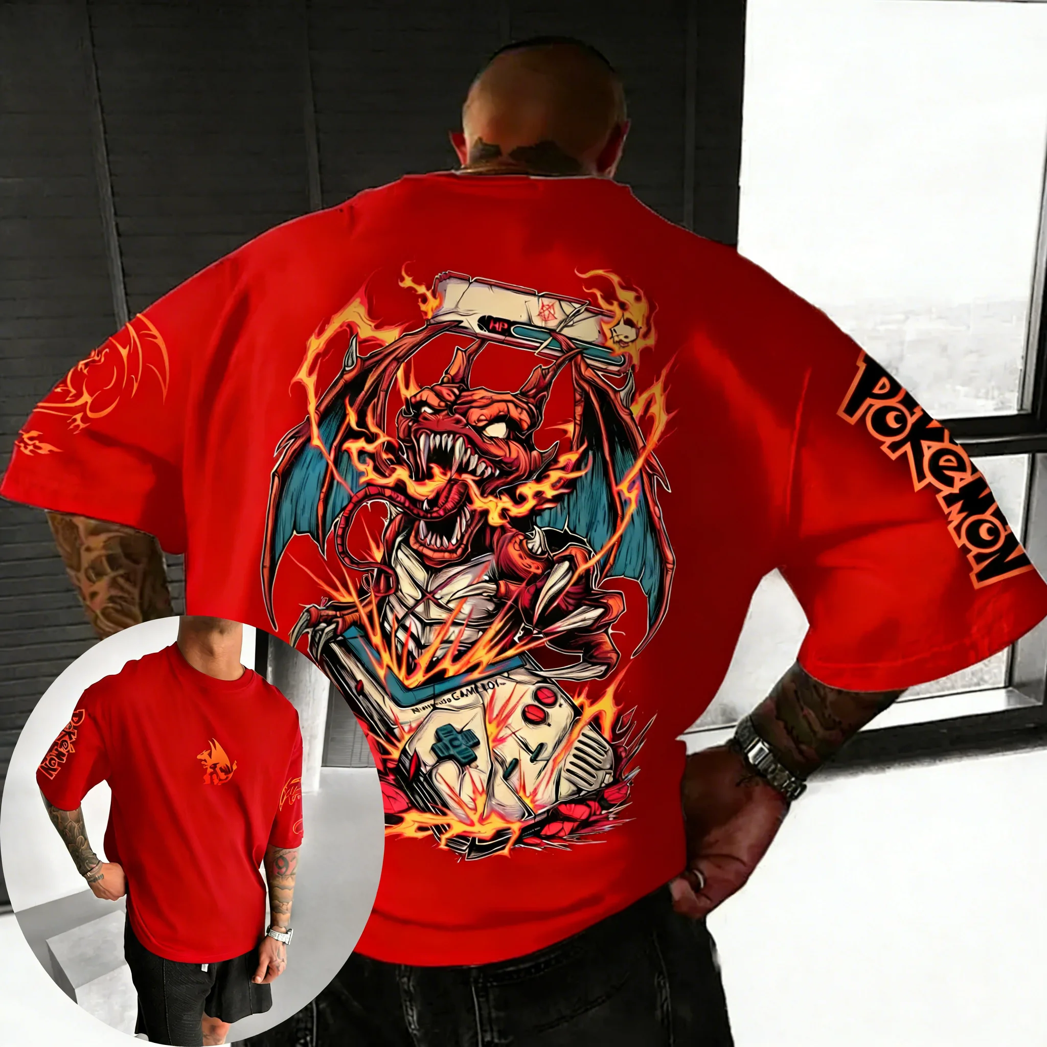 Pokemon  Game Charizard Co Bra - đánh giá và giá Summer Games Clothing Brand