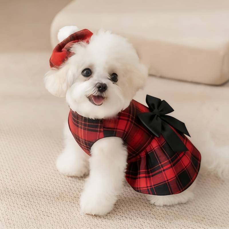 Pet Dog Clothes Plaid Shirt Su - đánh giá và giá Summer Dog Clothing