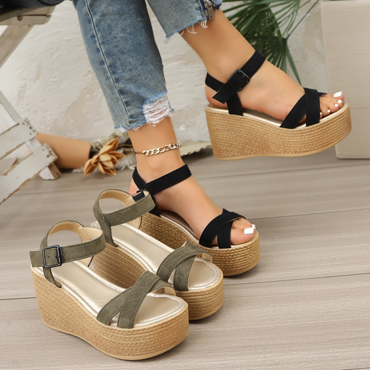 2026 Women Leisure Wedge Heel  - đánh giá và giá Summer Light Clothing