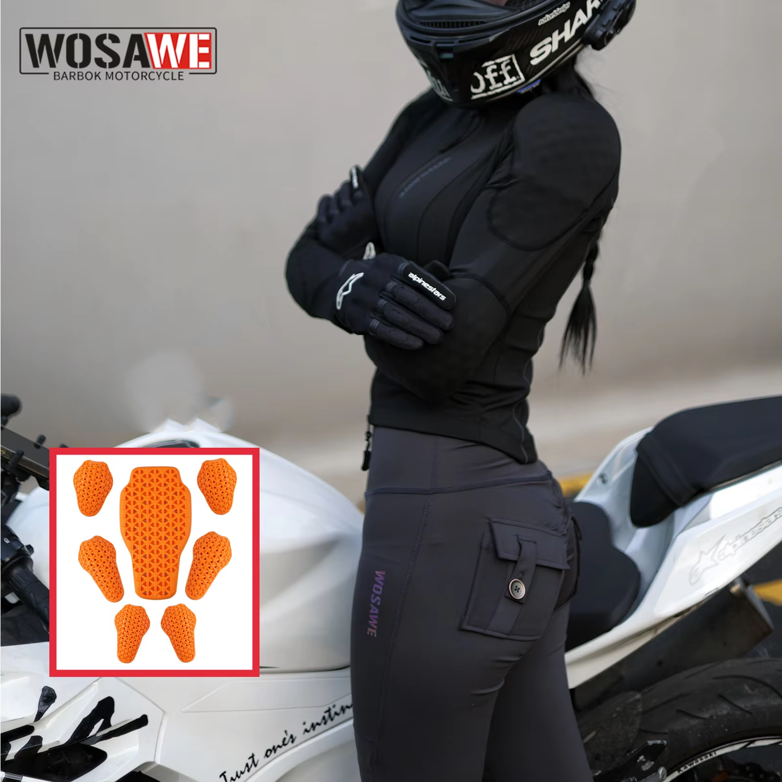 WOSAWE Women Motorcycle Jacket - đánh giá và giá Summer Clothing Motorcycle